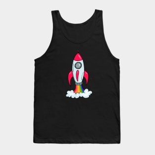 Rainbow Rocket Tank Top